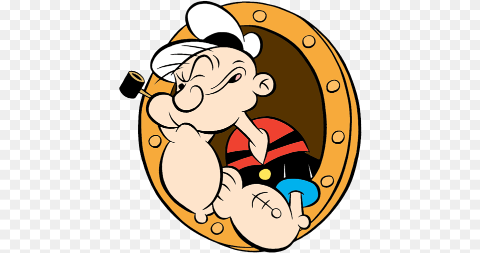 Popeye The Sailor Man Boat, Face, Head, Person, Baby Png Image