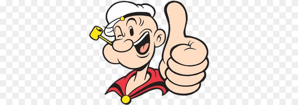 Popeye Thumb Up Transparent Popeye, Body Part, Finger, Hand, Person Png Image