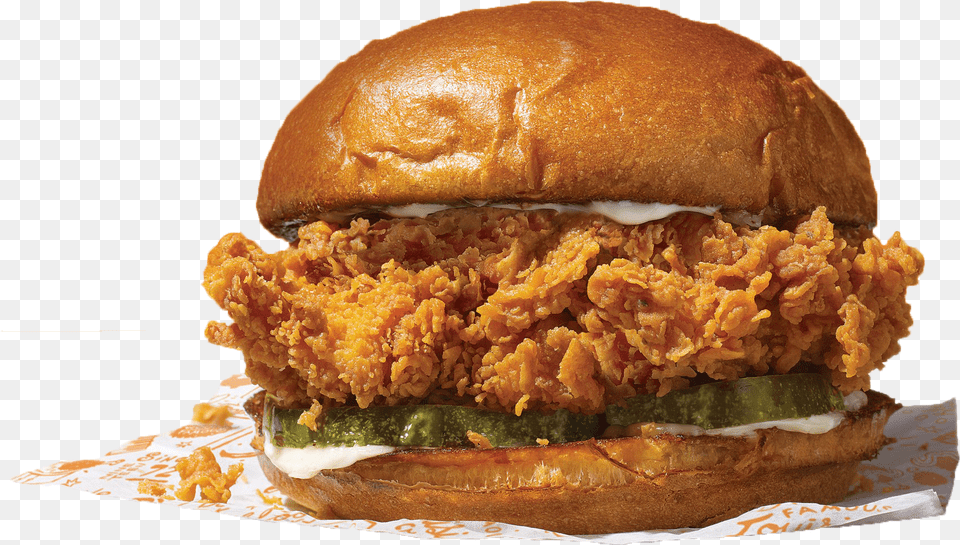Popeyes Chicken Sandwich Return, Burger, Food, Bread Free Png Download