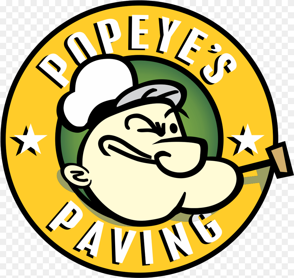 Popeyes Pavement Services Logo, Cream, Ice Cream, Food, Dessert Free Transparent Png