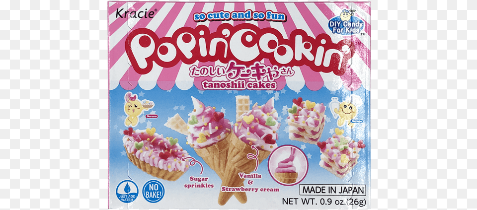 Popin Cookin Candy, Cream, Dessert, Food, Ice Cream Free Png