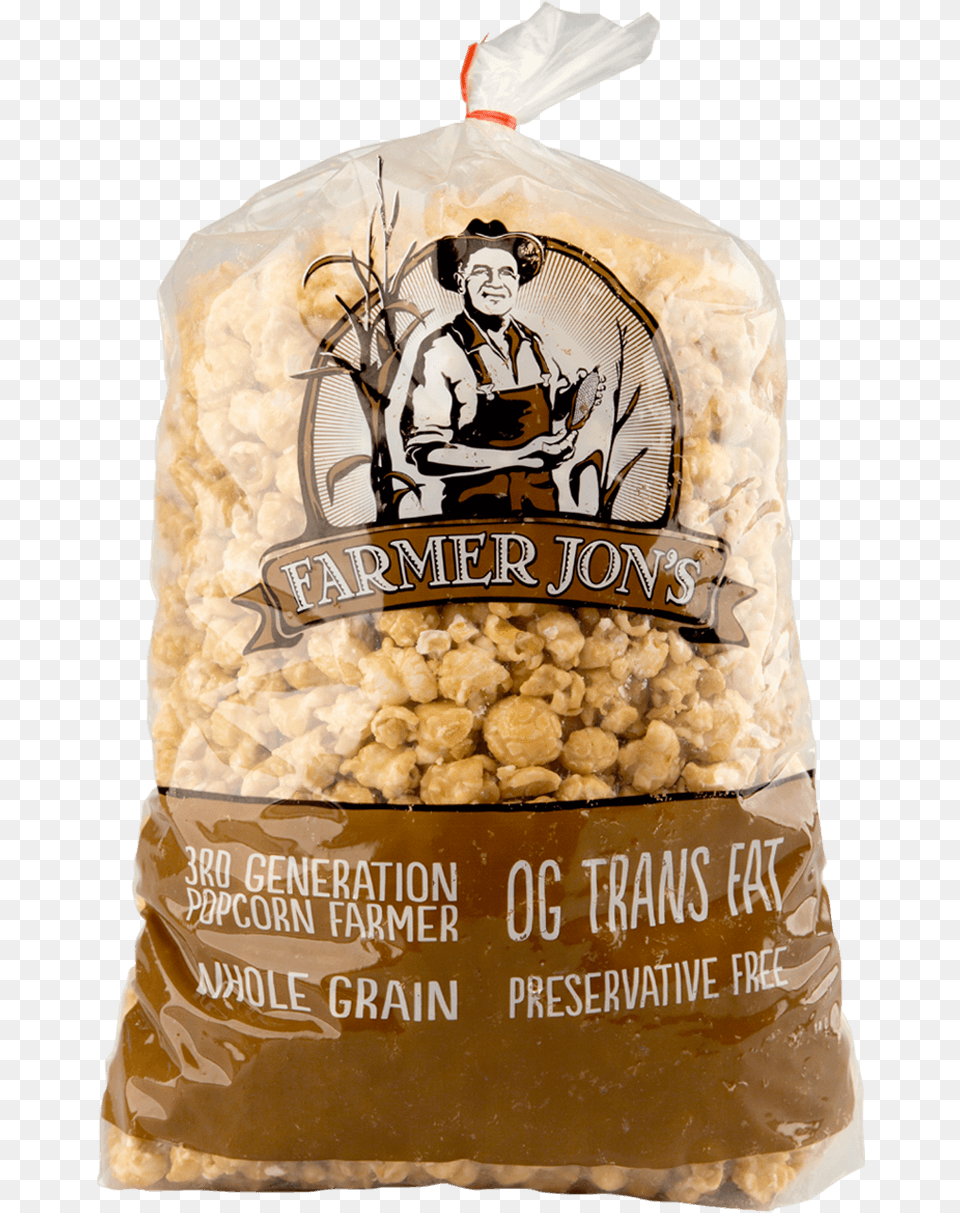Popped Popcorn Farmer Jon Popcorn, Adult, Male, Man, Person Png Image