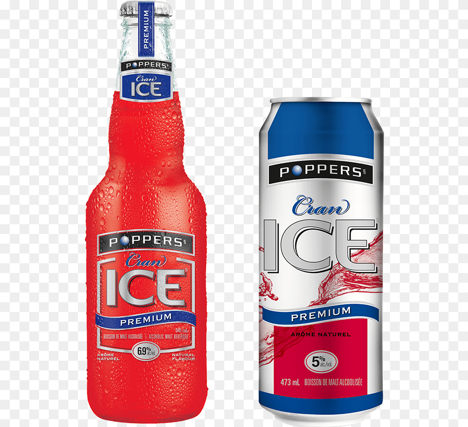 Poppers Cran Ice Smirnoff Poppers, Alcohol, Beer, Beverage, Lager Png