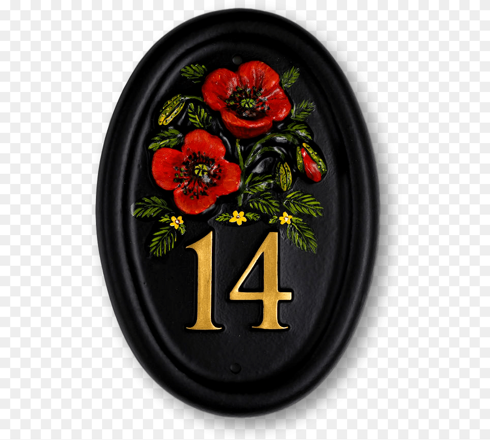 Poppies House Sign Poppy, Text, Number, Symbol, Plant Free Png