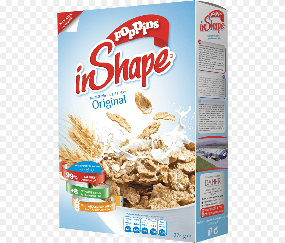 Poppins Corn Flakes In Shape, Breakfast, Food, Tape, Oatmeal Free Transparent Png