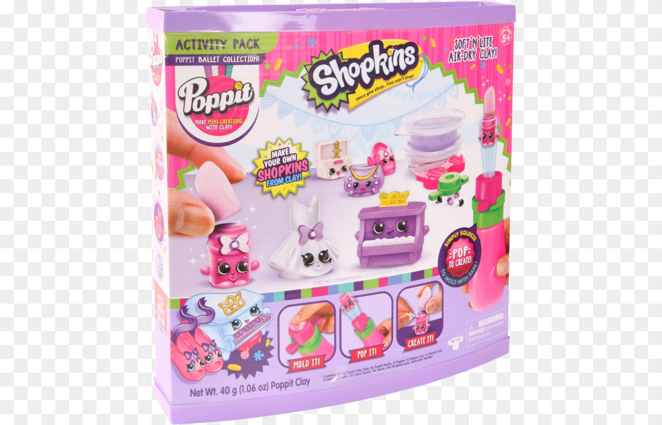 Poppit Shopkins Activity Pack, Food, Sweets, Baby, Person Free Png
