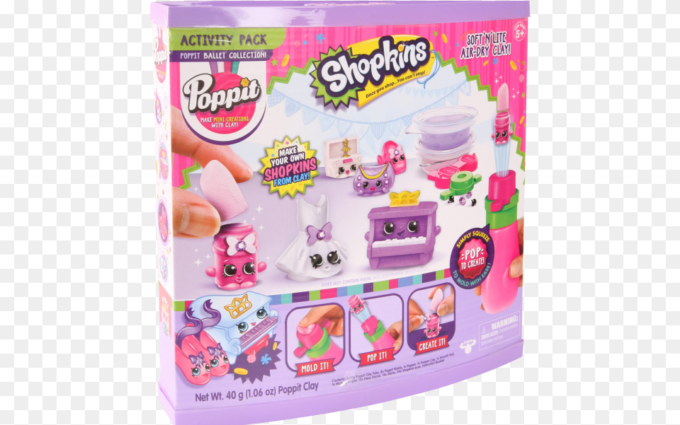 Poppit Shopkins Activity Pack, Food, Sweets, Baby, Person Free Transparent Png