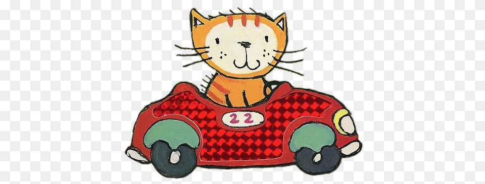 Poppy Cat In A Car, Grass, Plant, Lawn Png Image