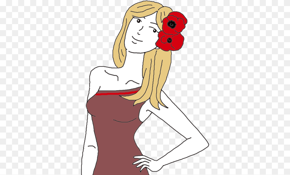 Poppy Poppies Cartoon, Adult, Person, Woman, Female Free Transparent Png