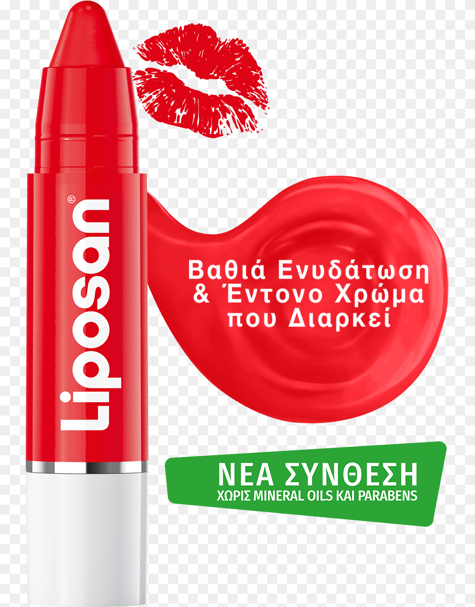 Poppy Red Crayon Lipstick Cosmetics, Dynamite, Weapon Free Png