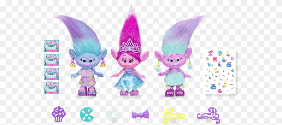 Poppy Und Die Fashion Zwillinge Nabor Trolli Modnie Blizneci, Doll, Toy, Baby, Person Free Transparent Png