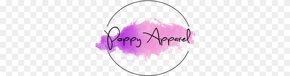 Poppyapparel Poppy Apparel, Handwriting, Text, Purple, Person Free Png Download