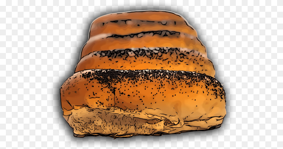 Poppyseed Hot Dog Bun Streetfood London Bun, Bread, Food, Birthday Cake, Cake Free Png Download