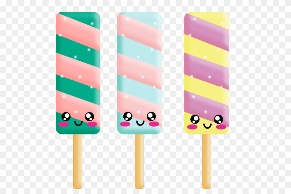Popsicle Kawaii Popsicle Cute Popsicle And For Food, Sweets, Candy, Ice Pop Free Png