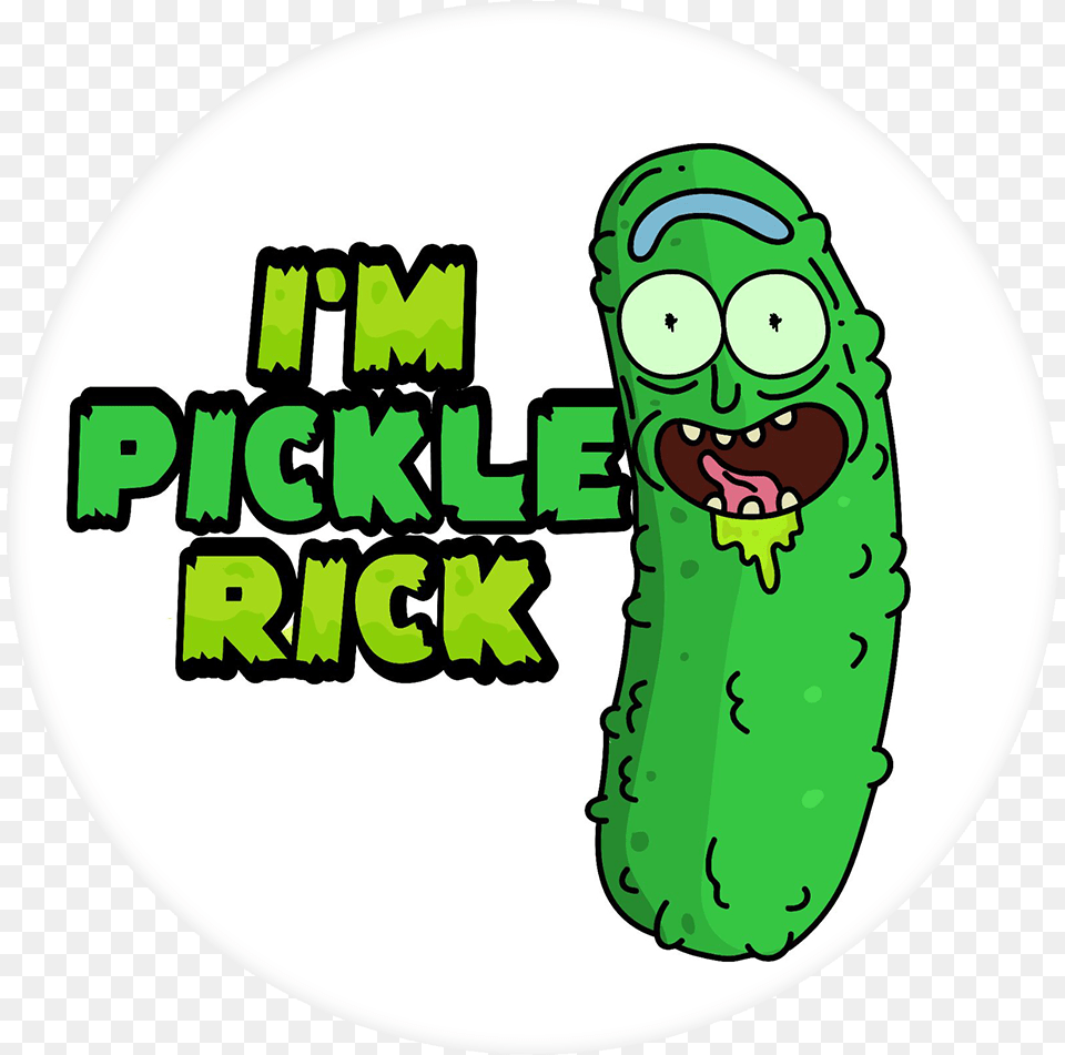 Popsocket Of Rick And Morty, Relish, Food, Pickle, Produce Png Image