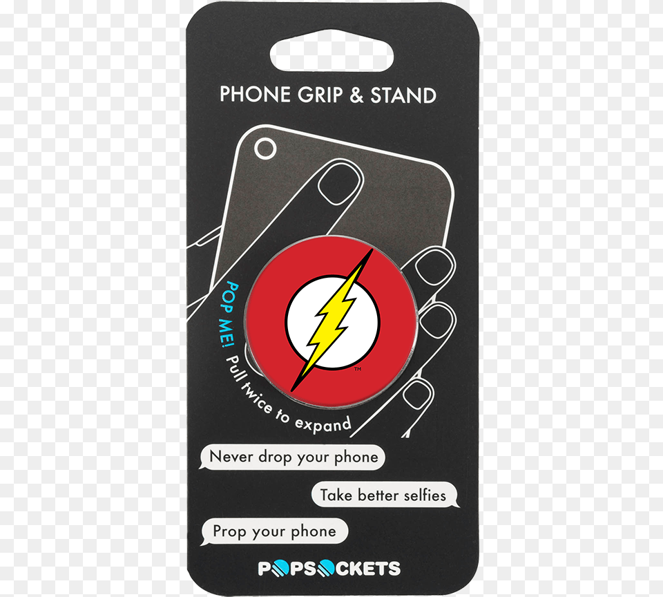 Popsocket The Flash Logo Dccomic Phone Grip And Stand Ocean From The Air Popsocket, Electronics, Mobile Phone Png