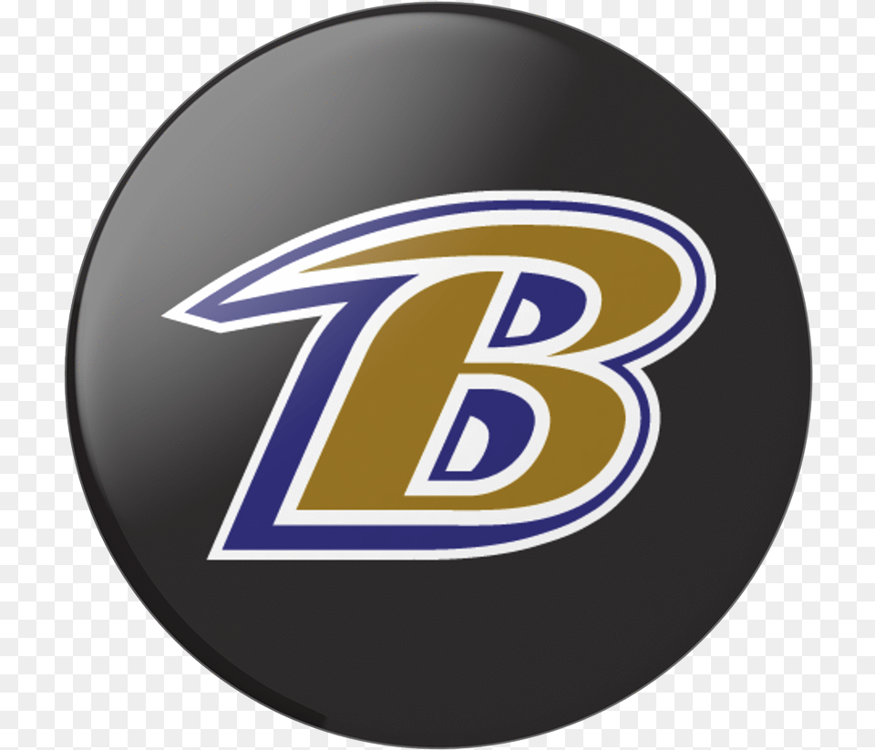 Popsockets Baltimore Ravens Logo Phone Circle, Symbol, Text, Disk Png