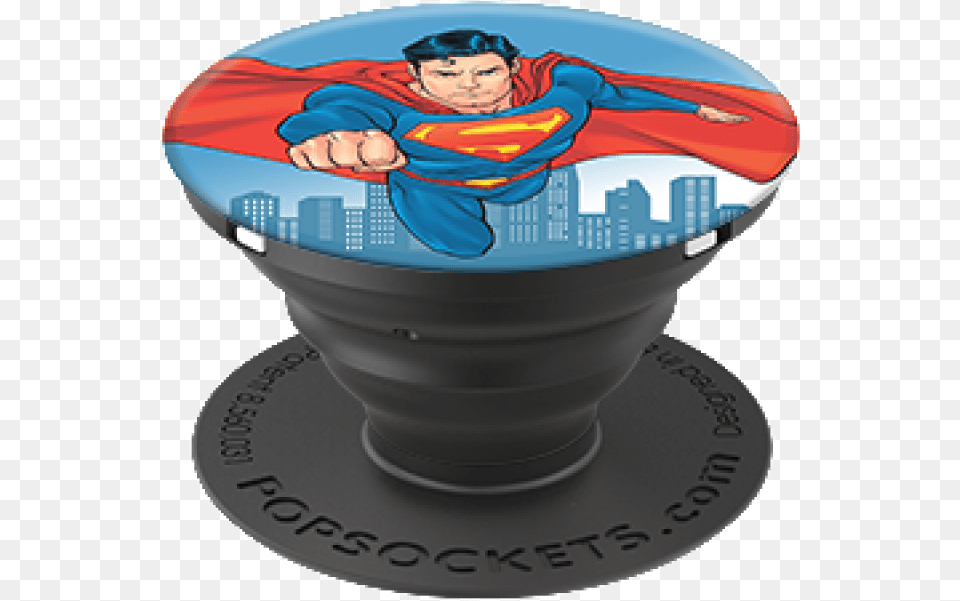 Popsockets Cell Phone Grip And Stand Dc Comics Popsocket Superman, Baby, Person, Face, Head Png