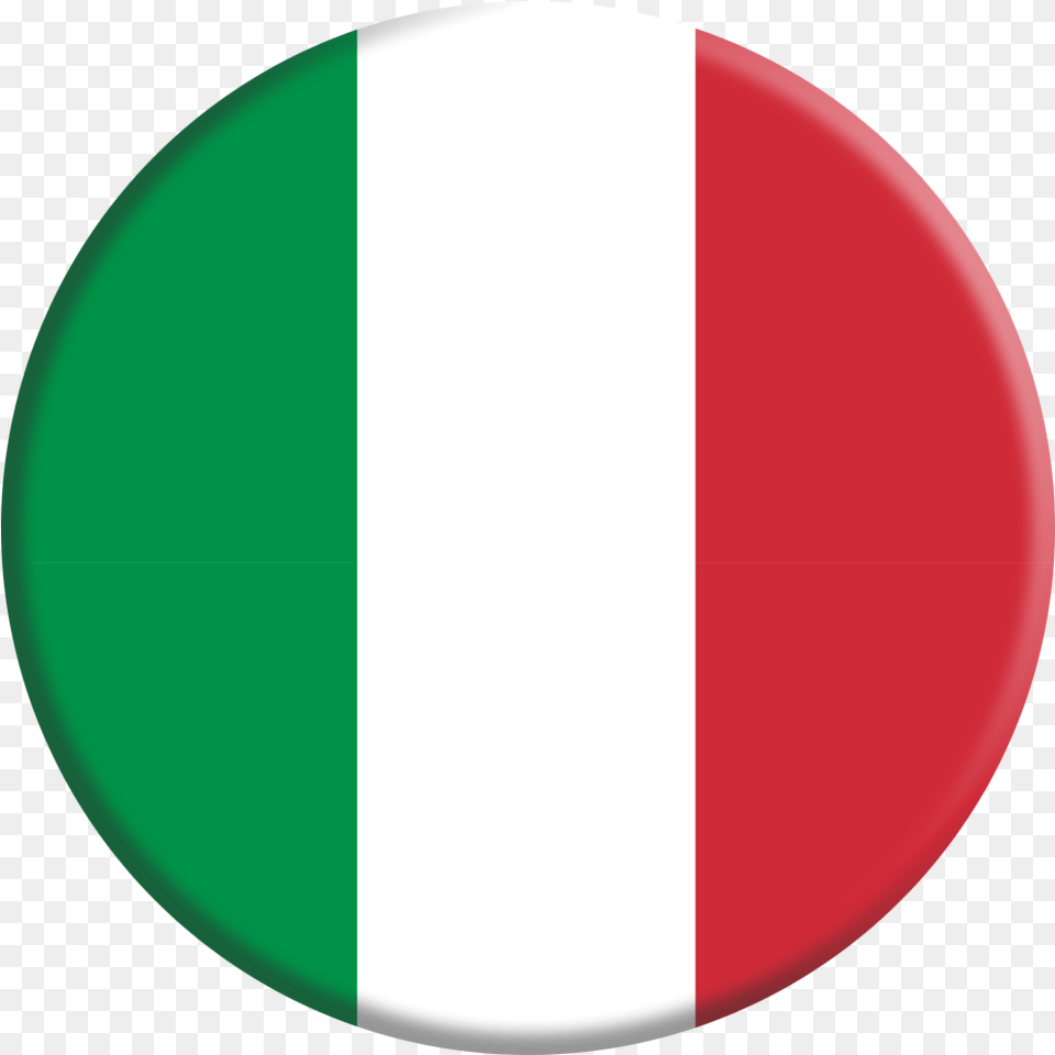 Popsockets Grip Flag Italy Popsockets Transparent Background Italy Flag Circle, Sphere, Disk, Logo Free Png Download