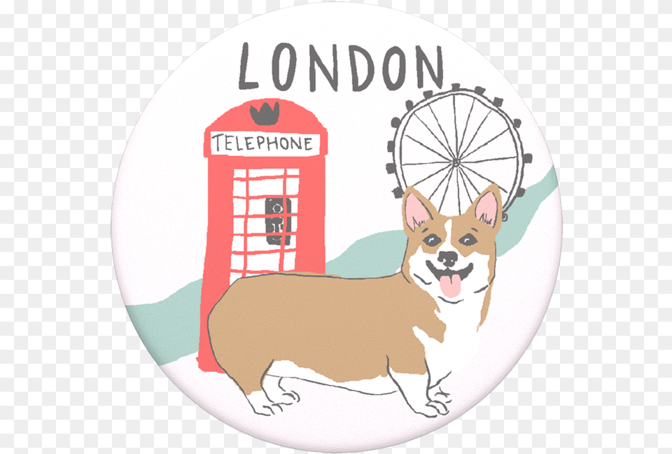 Popsockets London Popgrip, Animal, Canine, Dog, Mammal Free Png