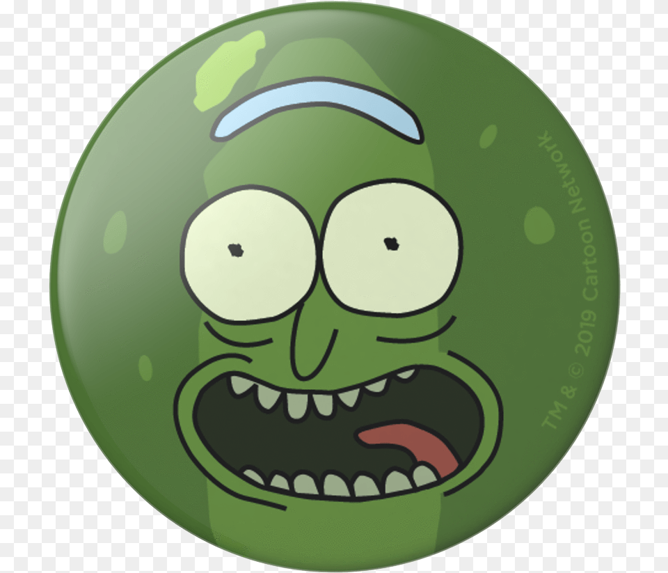 Popsockets Pickle Rick Swappable Phone Pickle Rick Pop Socket, Green, Plate Free Transparent Png