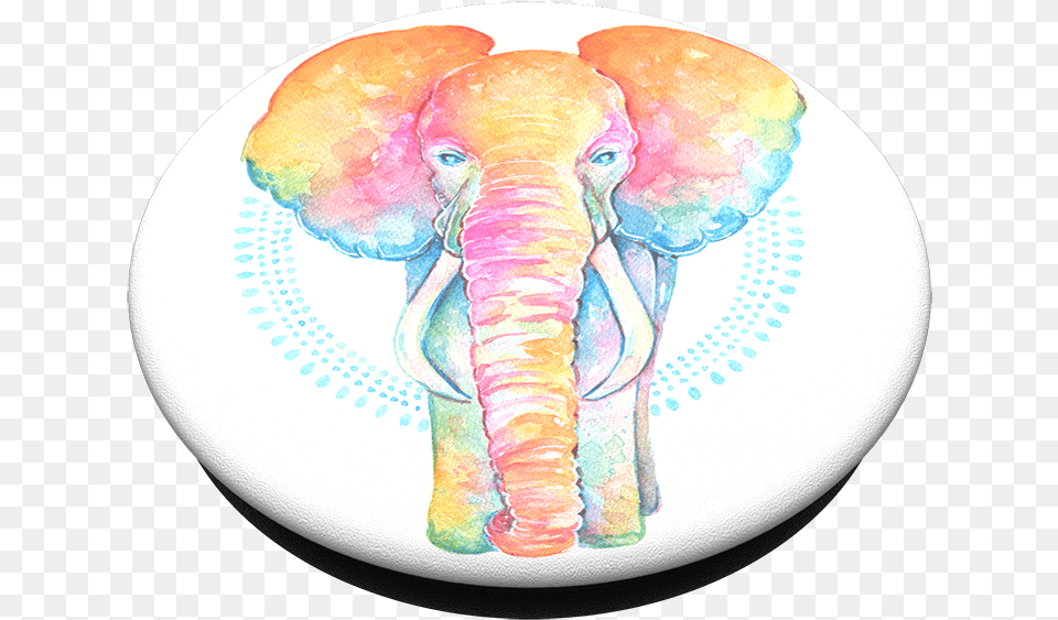 Popsockets Popgrip King Elli Chloe Bennet The David Indian Elephant, Animal, Mammal, Wildlife, Art Free Png Download