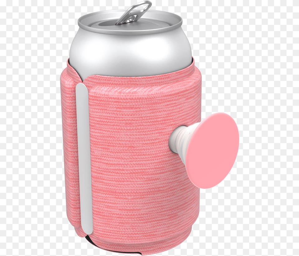 Popsockets Popthirst Can Holder Macaron Pink Melange, Tin, Bottle, Shaker Png Image