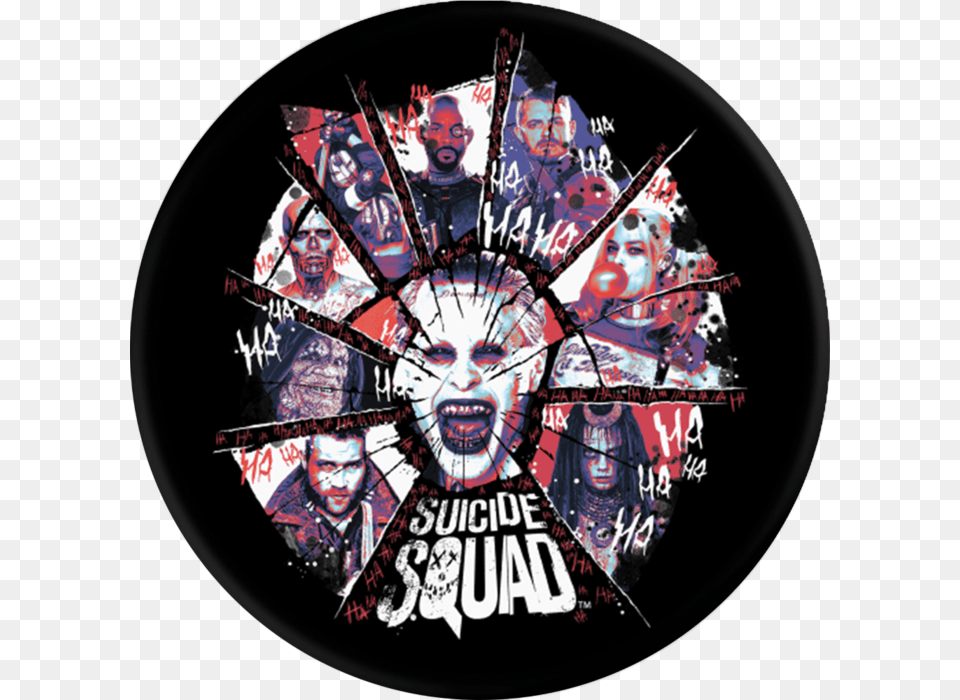 Popsockets Suicide Squad Joker, Sticker, Adult, Art, Person Free Png