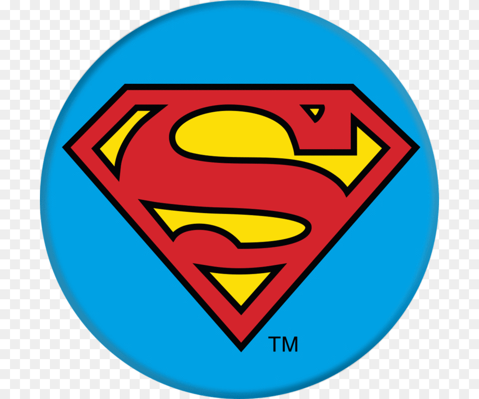 Popsockets Superman Icon Superman Logo, Symbol, Disk Free Png Download