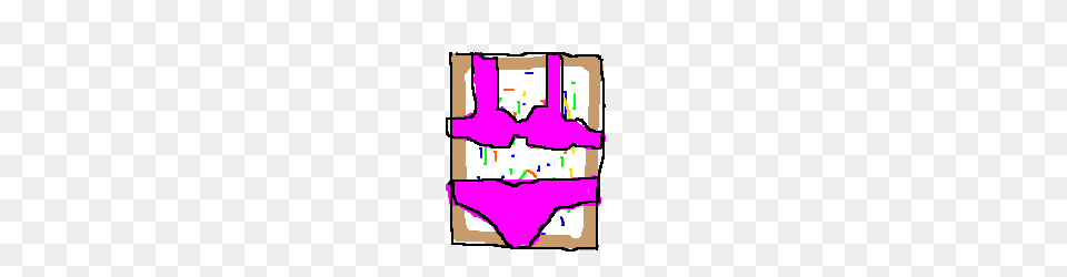 Poptart Bikini, Clothing, Lingerie, Underwear, Panties Png Image