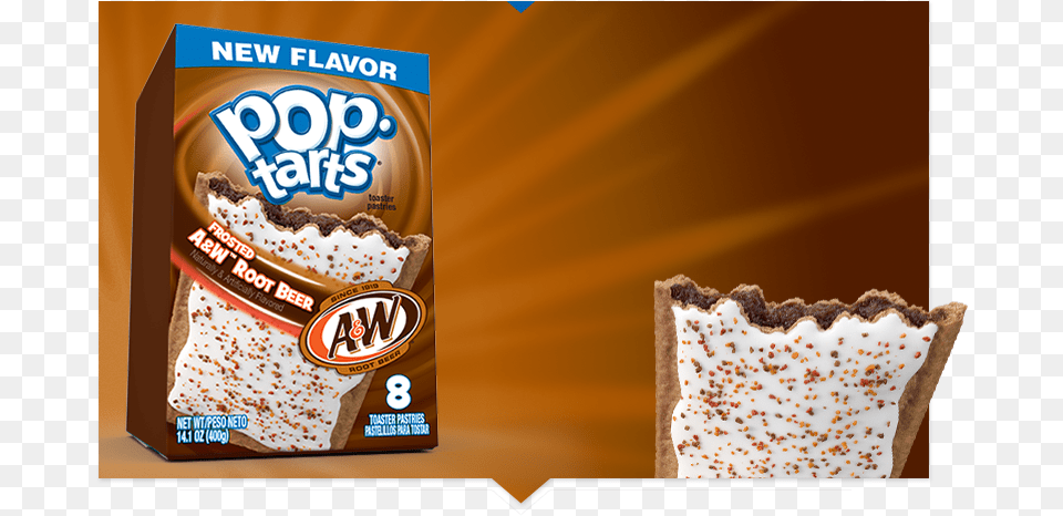 Poptarts Frosted Aampw Root Beer, Cream, Ice Cream, Food, Dessert Png Image
