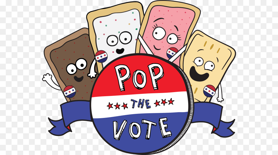 Popthevote Group Campaignbuttons 1 1 Pop Tarts Logo, Bread, Food, Face, Head Free Png