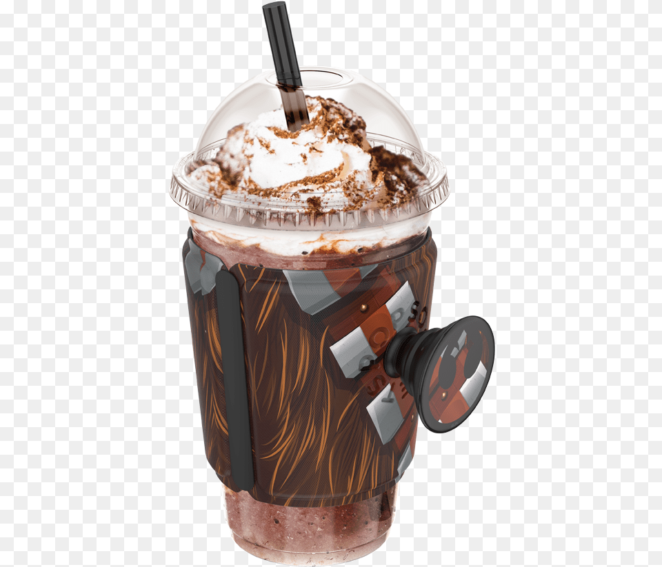 Popthirst Cup Sleeve Chewbacca Cup, Beverage, Chocolate, Dessert, Food Free Png Download