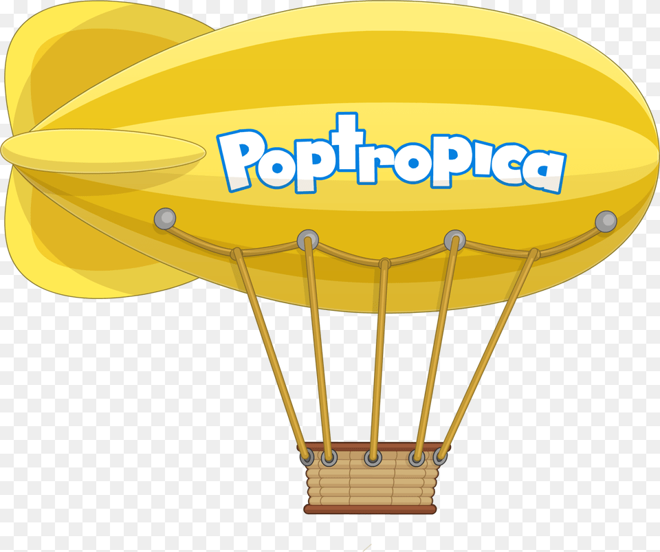 Poptropica Wiki Poptropica Hot Air Balloon, Aircraft, Transportation, Vehicle, Airship Png Image