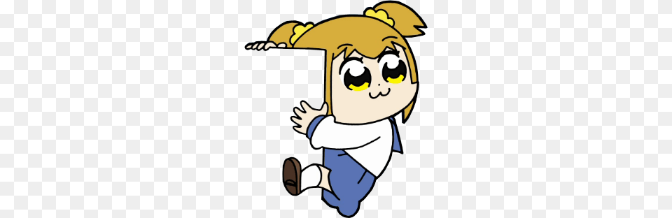 Popuko Template Pop Team Epic Know Your Meme, Cartoon, Baby, Person Free Transparent Png