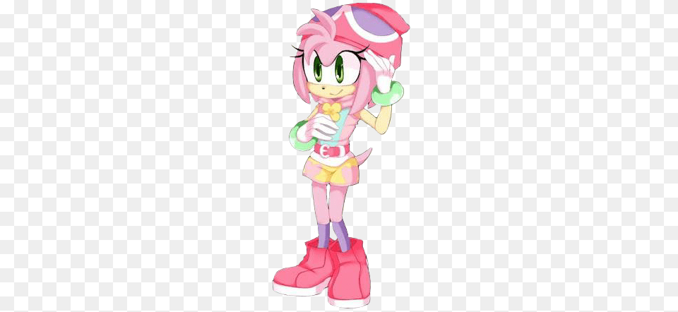 Popular And Trending Amy Rose Stickers, Book, Comics, Publication, Baby Png Image