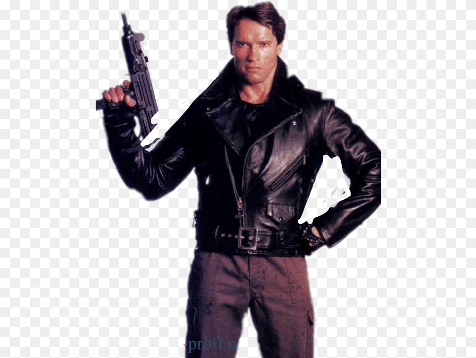 Popular And Trending Arnold Schwarzenegger Stickers, Weapon, Jacket, Handgun, Gun Png