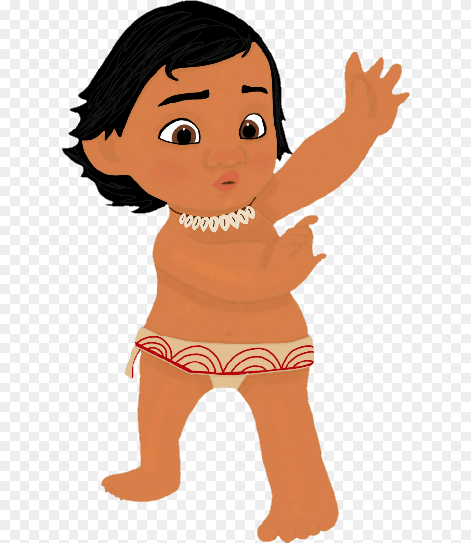 Popular And Trending Babymoana Stickers Cartoon, Baby, Person, Face, Head Png