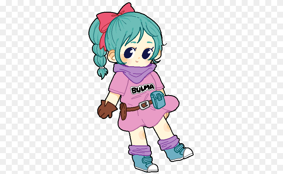 Popular And Trending Bulma Stickers, Book, Comics, Publication, Baby Png Image