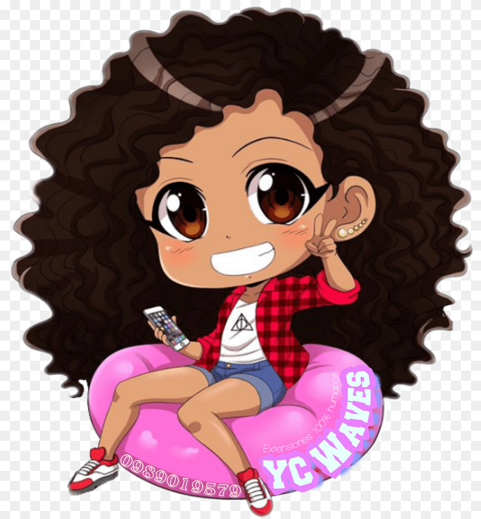 Popular And Trending Curly Stickers, Baby, Person, Face, Head Free Png Download