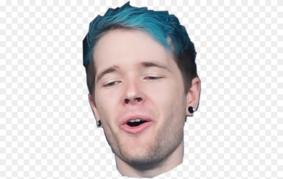 Popular And Trending Dantdm Stickers Dantdm Picture White Background, Adult, Face, Head, Male Free Transparent Png