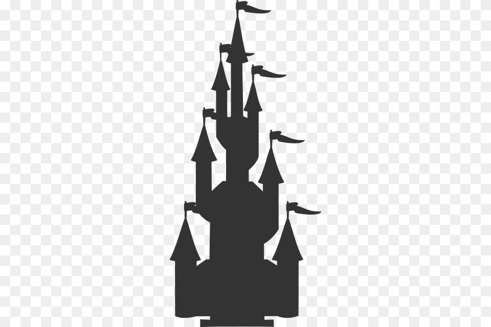 Popular And Trending Disneycastle Stickers, Stencil, Silhouette, Adult, Bride Free Png Download