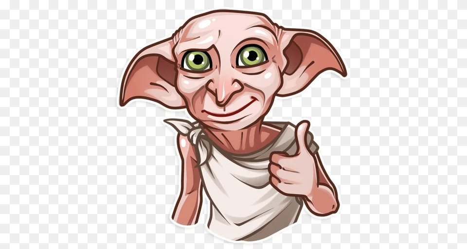 Popular And Trending Dobby Stickers, Baby, Face, Head, Person Free Png