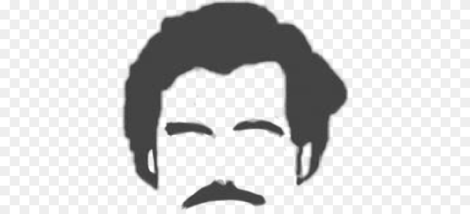 Popular And Trending Escobar Stickers, Stencil, Head, Person, Photography Free Transparent Png