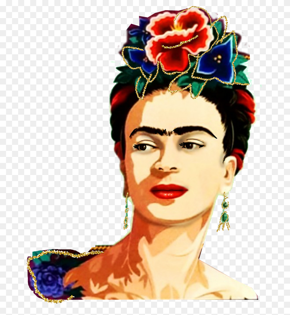 Popular And Trending Fridakahlo Stickers, Accessories, Person, Jewelry, Female Png