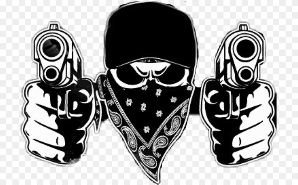 Popular And Trending Gangster Love Stickers On Picsart, Firearm, Weapon, Gun, Handgun Png