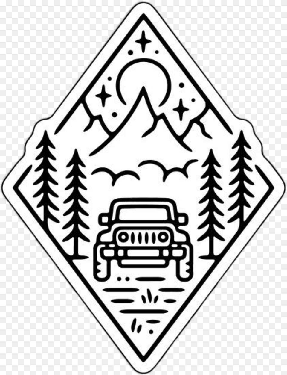 Popular And Trending Jeep Stickers Stickers Northwest, Sticker, Vehicle, License Plate, Transportation Png Image