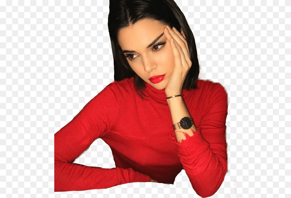 Popular And Trending Kendall Jenner Stickers, Face, Head, Person, Adult Free Transparent Png