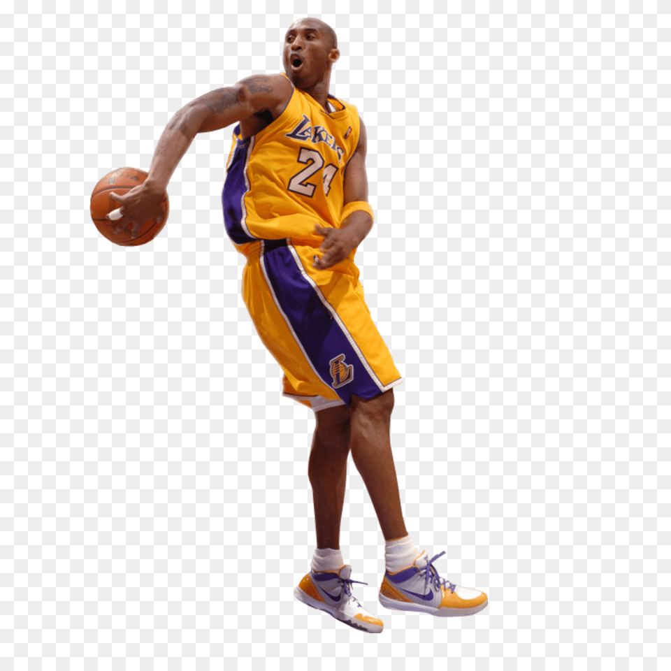 Popular And Trending Kobe Bryant Stickers, Adult, Person, Man, Male Free Transparent Png
