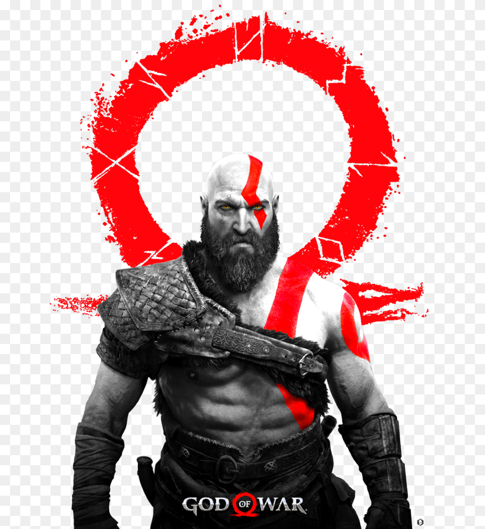 Popular And Trending Kratos Stickers, Head, Beard, Person, Face Free Png
